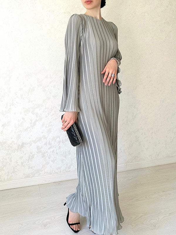 Isalys pitkä mekko naisille | eleganssi & kellohihat