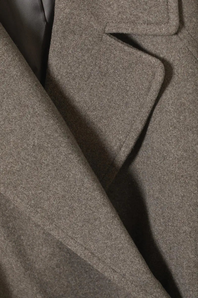 Emilia Dame Uldfrakke | Oversize Lang Model for Casual Elegant Stil