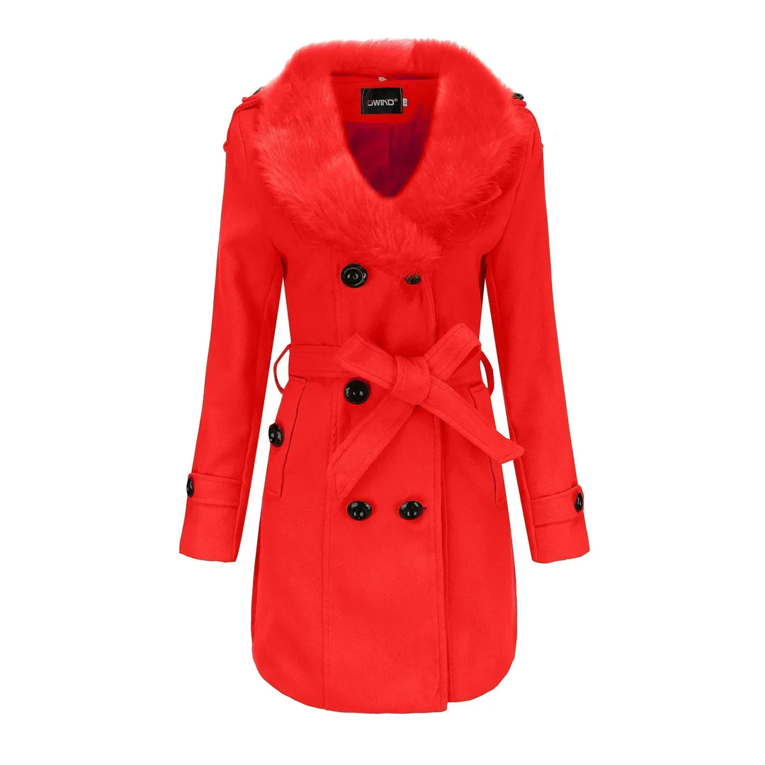 VelvetWarm | Casaco de inverno de lã para mulheres