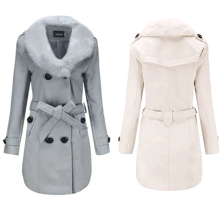 VelvetWarm | Casaco de inverno de lã para mulheres