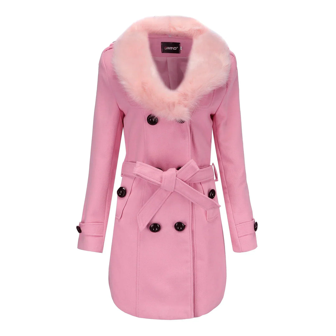 VelvetWarm | Casaco de inverno de lã para mulheres