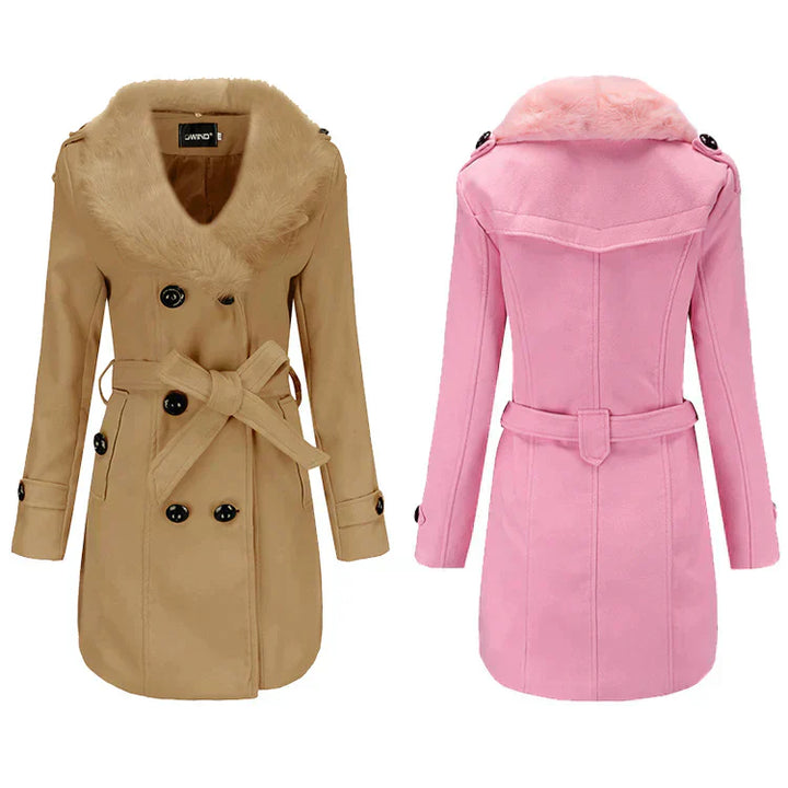 VelvetWarm | Casaco de inverno de lã para mulheres