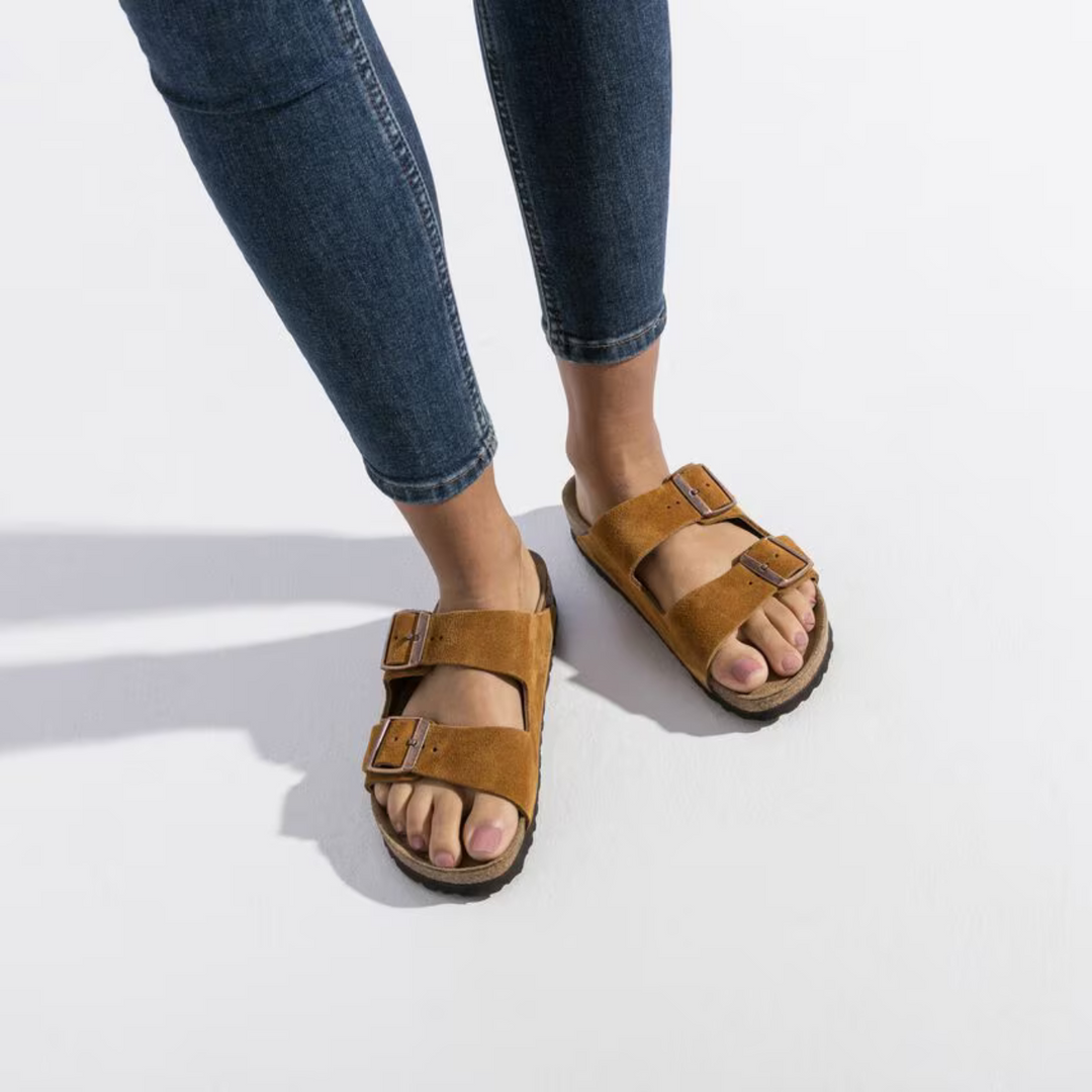 Arizona Suede | Sandaler med blød fodseng - afslappet anatomisk komfort