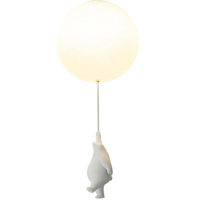 Luminária de teto para crianças com urso e bola | CloudBea