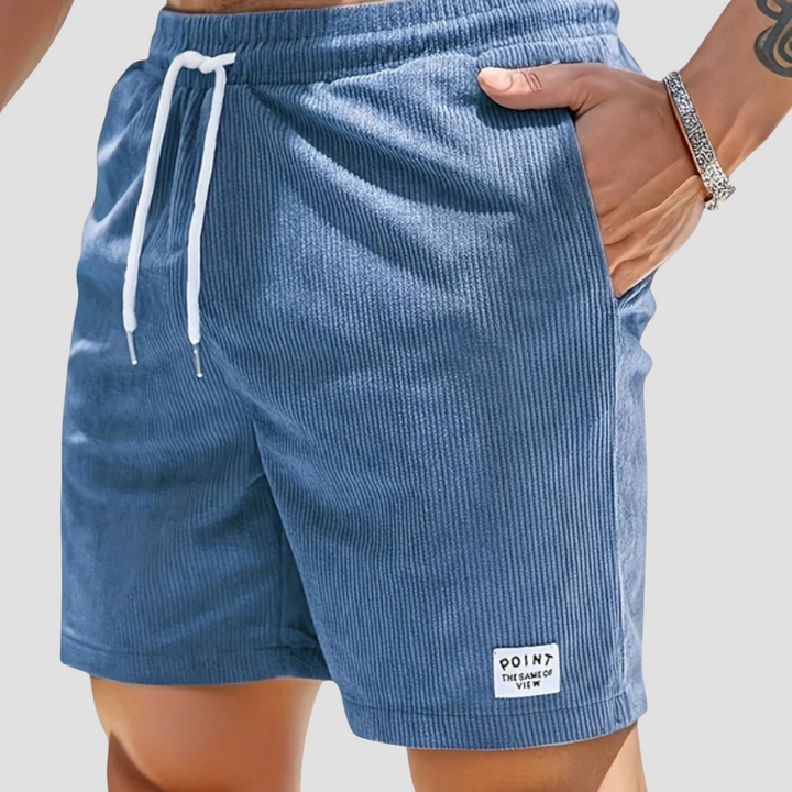 Lubin corduroy-shortsit miehille | Kesämukavuus ja aito tekstuuri