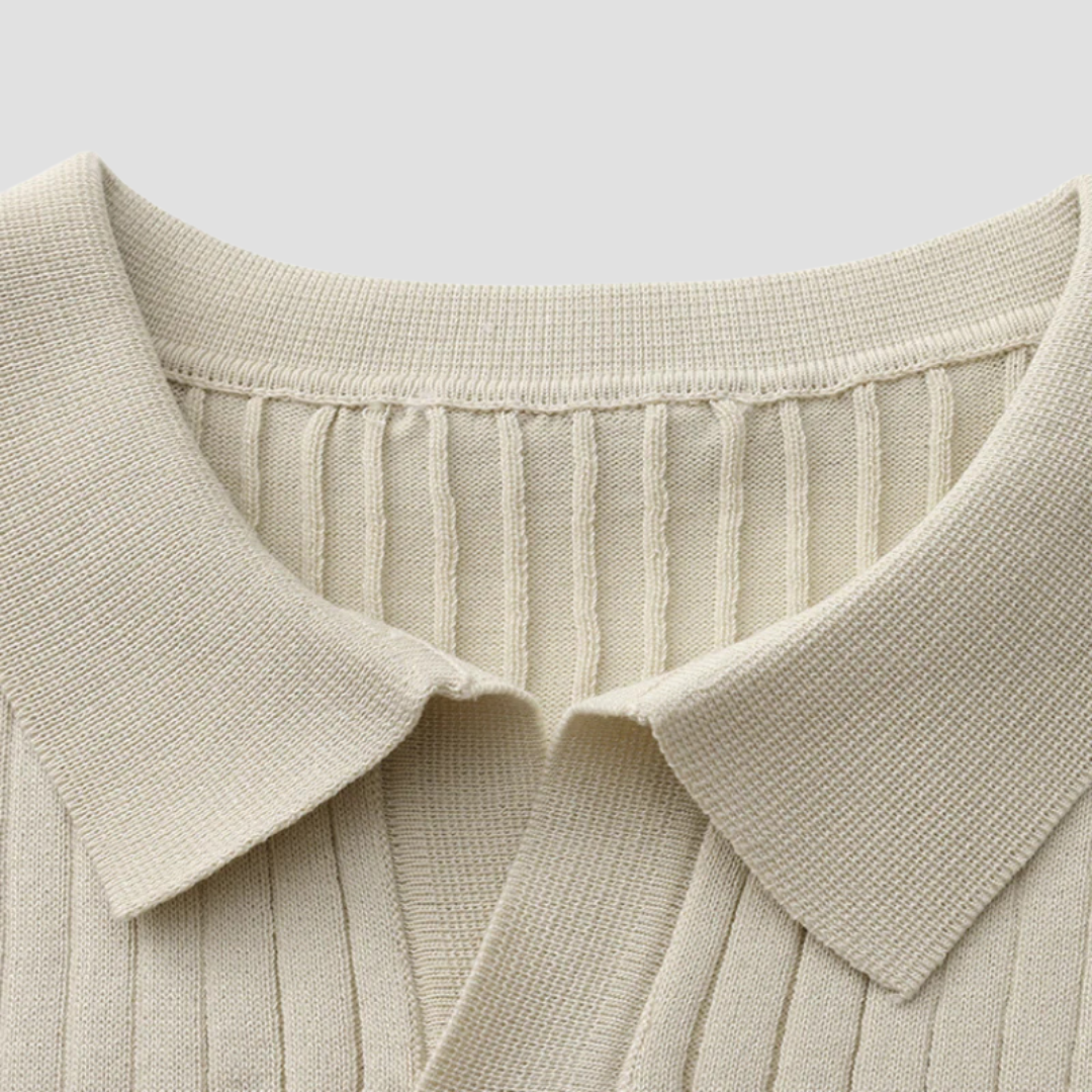 Evrard Polo Mies | Ribbineulottu, kevyt kesätyyli