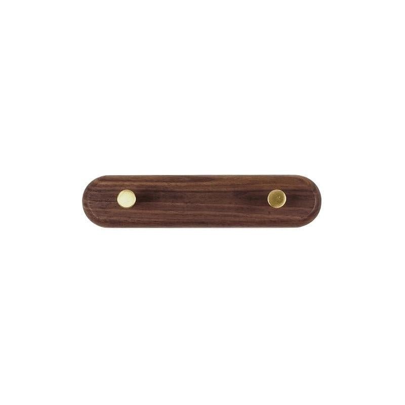 LignaHook Wood & Brass Wall Coat Rack | Minimalist and elegant design
