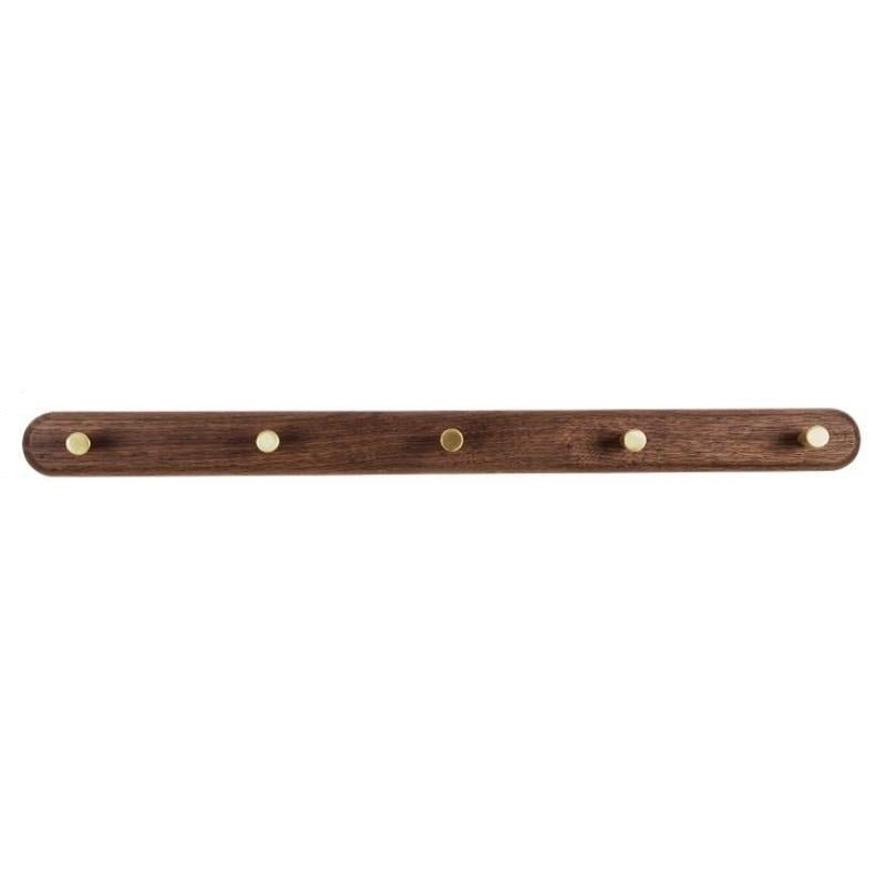 LignaHook Wood & Brass Wall Coat Rack | Minimalist and elegant design