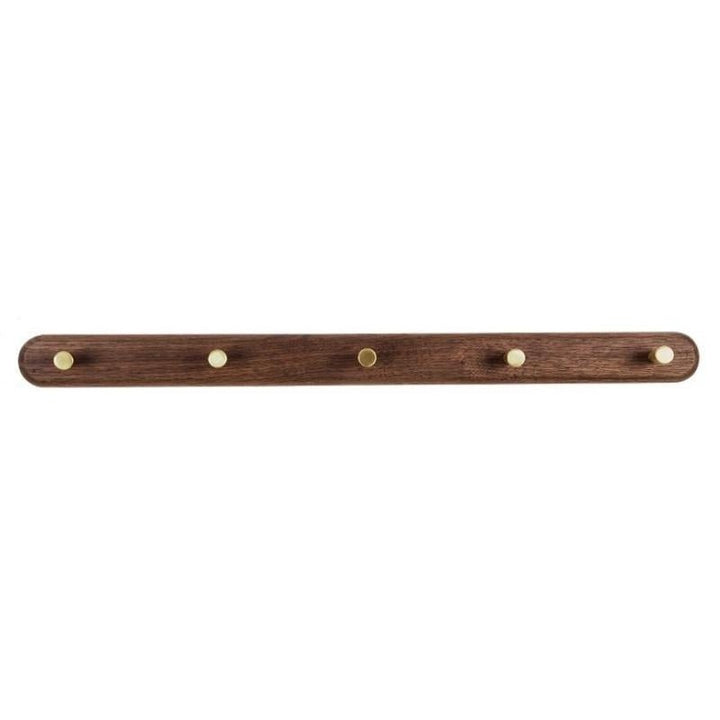 LignaHook Wood & Brass Wall Coat Rack | Minimalist and elegant design
