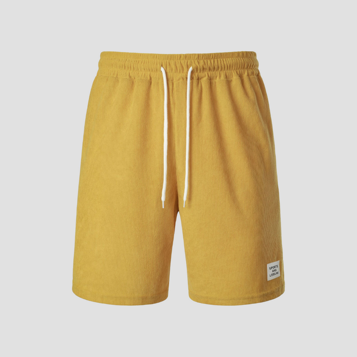 Lubin corduroy-shortsit miehille | Kesämukavuus ja aito tekstuuri