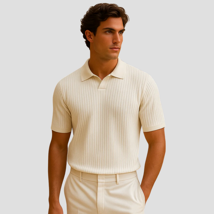 Evrard Polo Mies | Ribbineulottu, kevyt kesätyyli