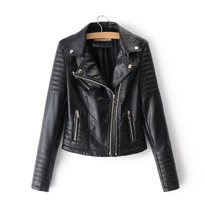 Elvina leather jacket for women | Timeless design with modern details