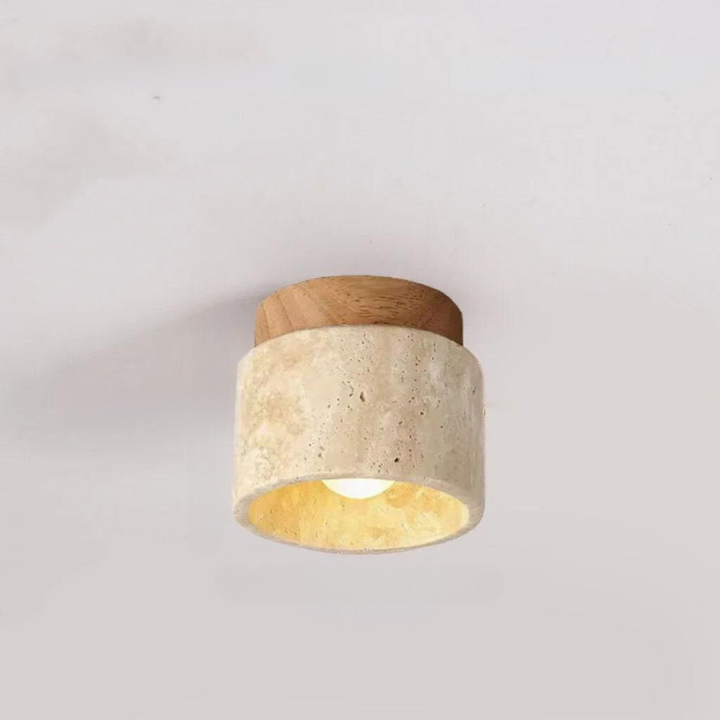BrisaTravertino - Elegant og moderne LED-loftslampe