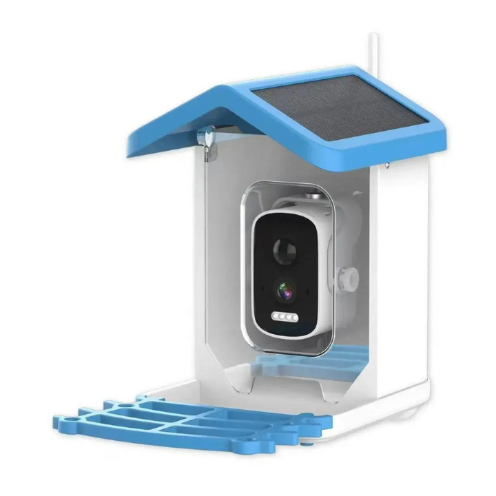 BirdieYou alimentador automático inteligente para pássaros | Câmera Full HD 5MP com visão noturna e painel solar