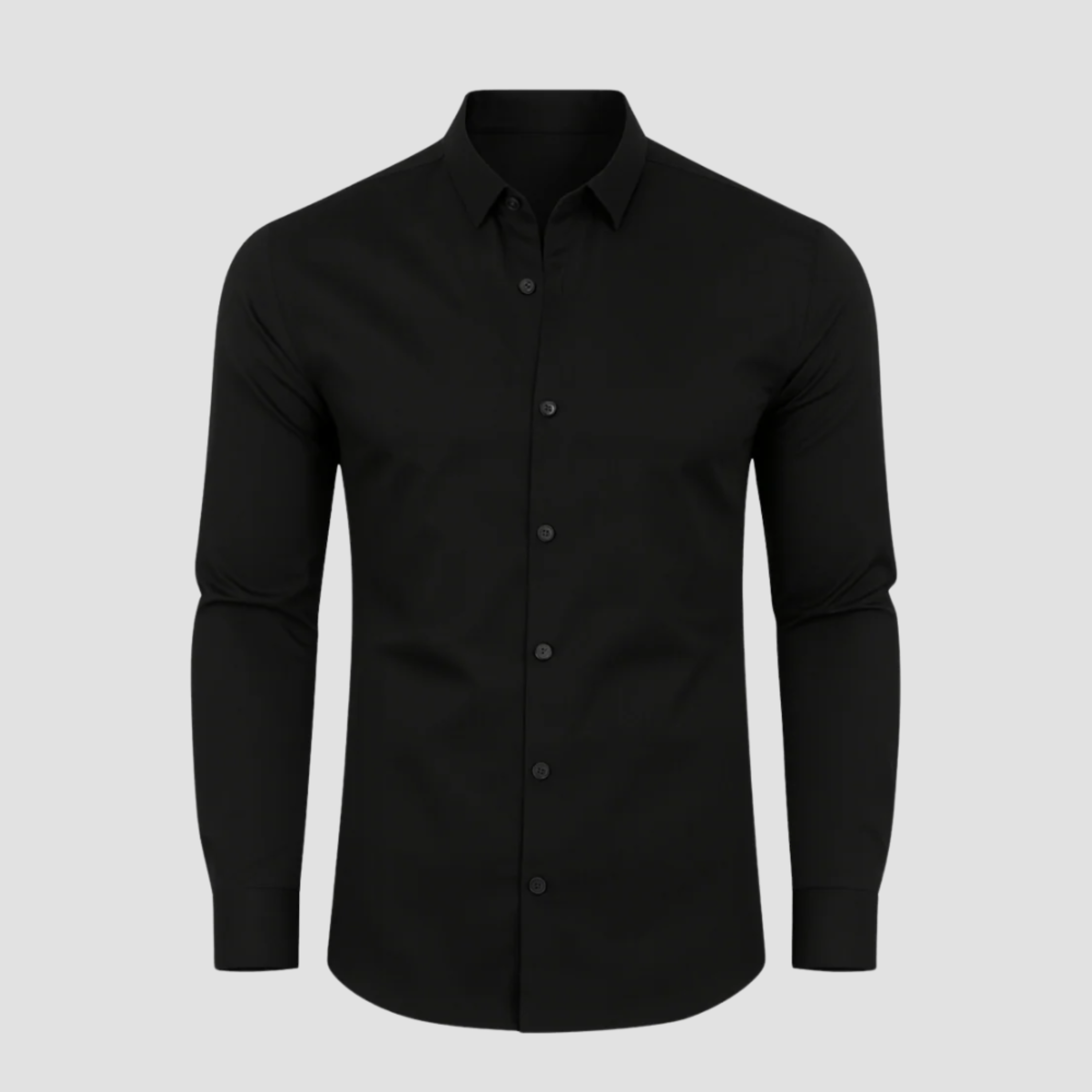 Camisa para hombre sin arrugas con elasticidad y corte moderno