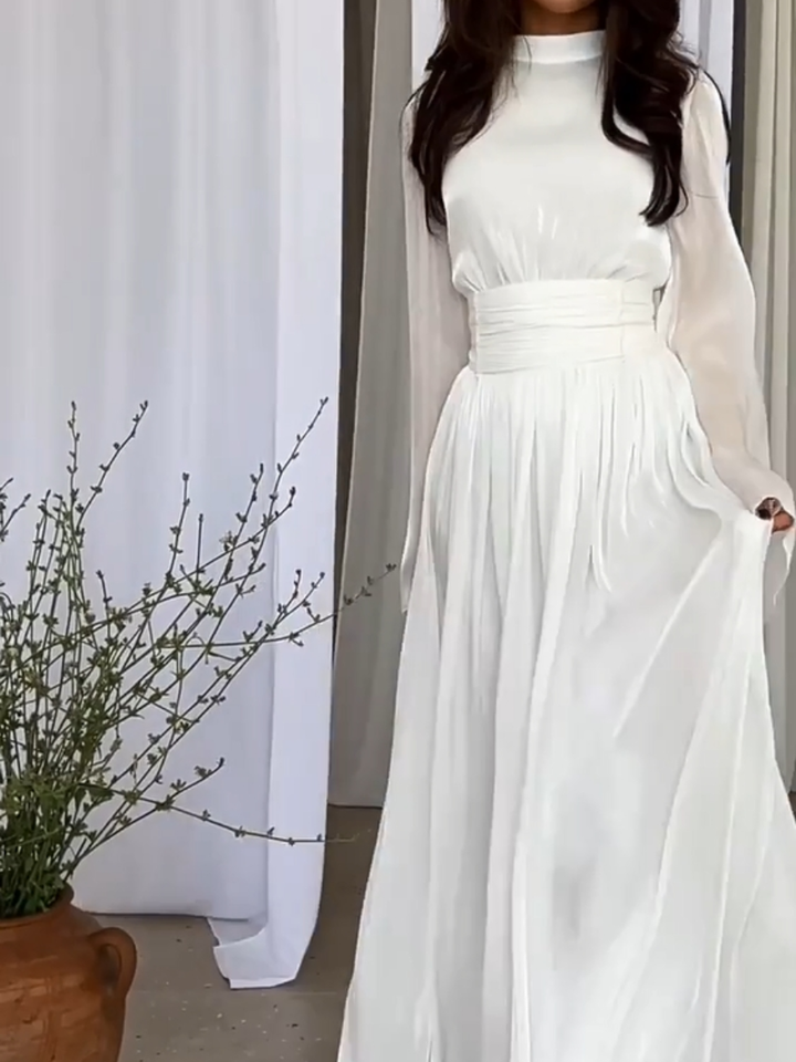 Pernille | Elegantti Maxi Abaya Mekko Solmivyöllä