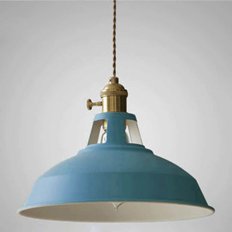 LuzRetroca - Farvet lampe i vintage industristil