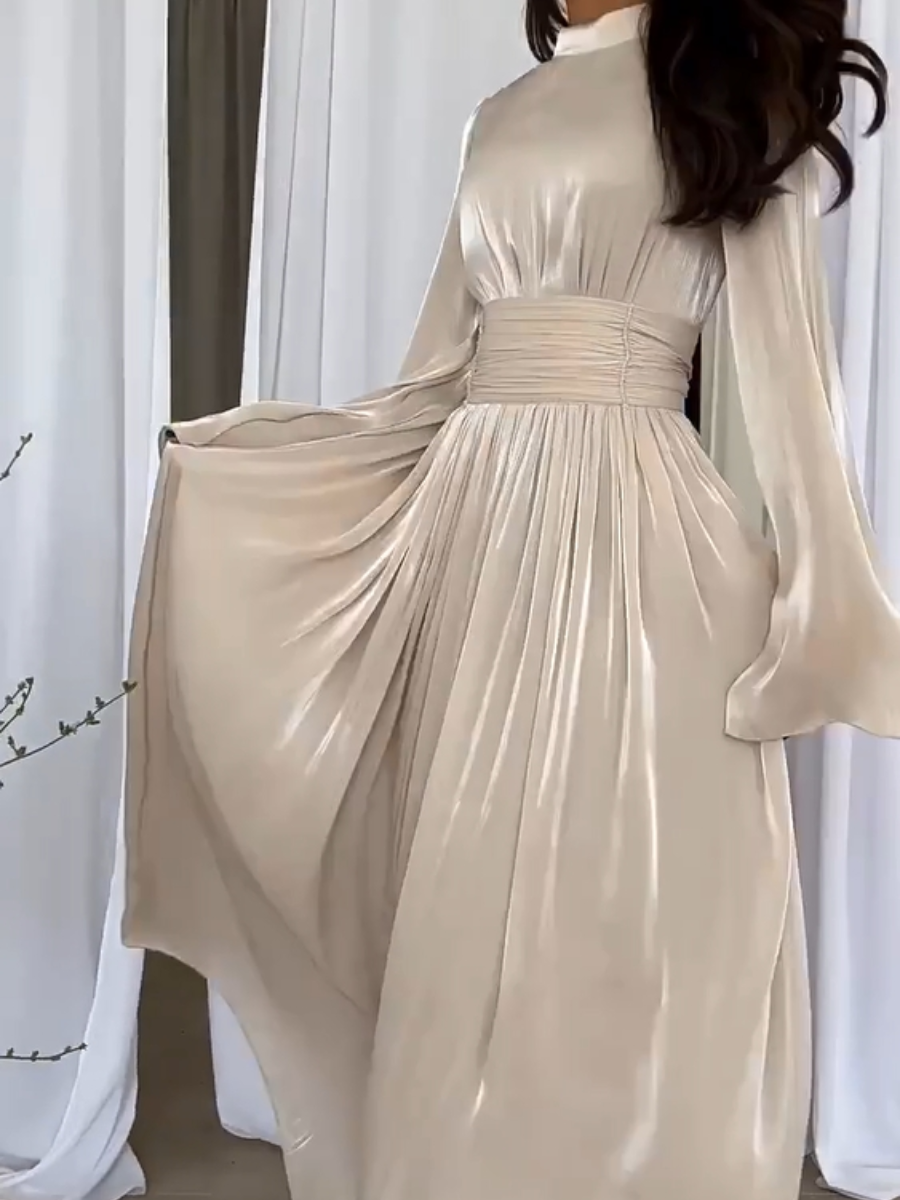 Pernille | Elegantti Maxi Abaya Mekko Solmivyöllä