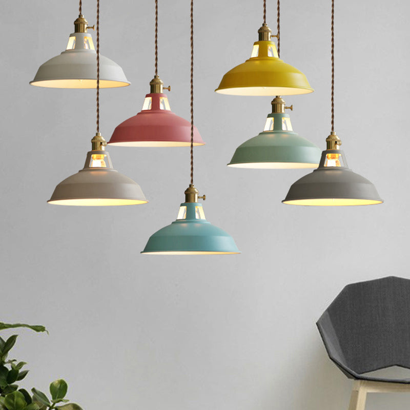 LuzRetroca - Farvet lampe i vintage industristil