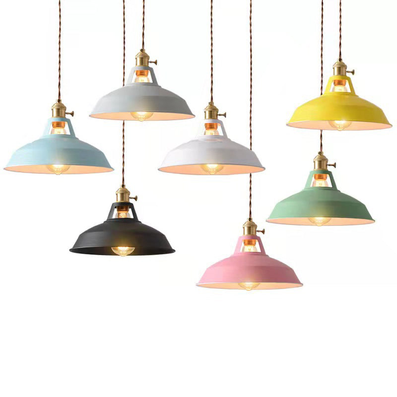 LuzRetroca - Farvet lampe i vintage industristil