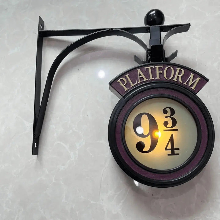 LumosWall LED wall lamp | Inspired magical design Platform 9¾ & remote control