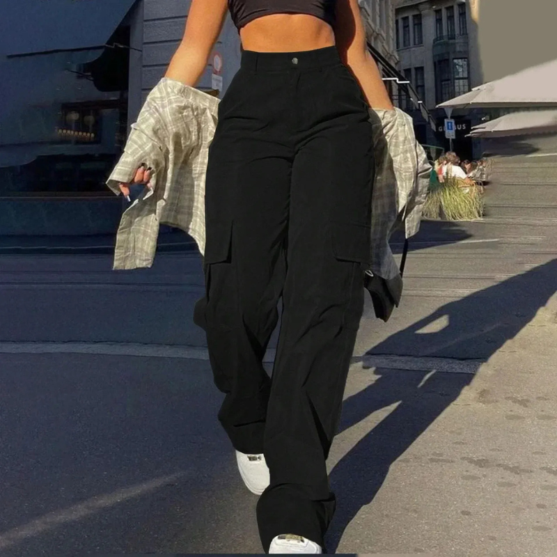 Pamela cargo pants for women | Flattering high waist with sturdy pockets