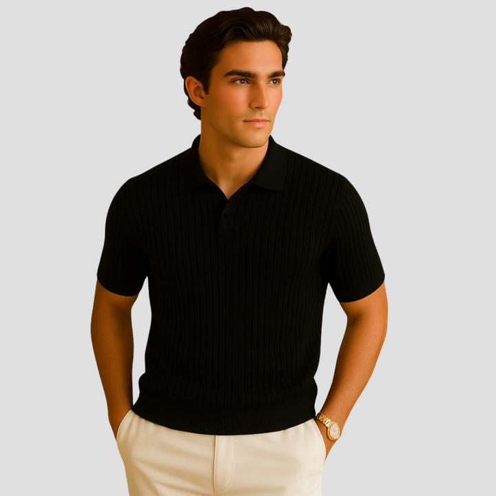 Evrard Polo Mies | Ribbineulottu, kevyt kesätyyli