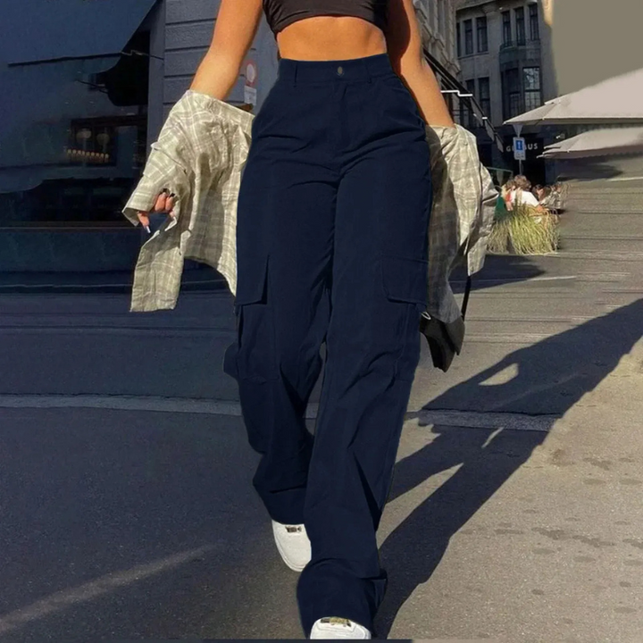Pamela cargo pants for women | Flattering high waist with sturdy pockets