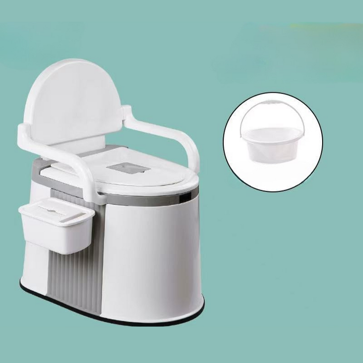 Bærbar Camping Toilet | Ergonomisk Design til Voksne & Ældre Inde/Ude