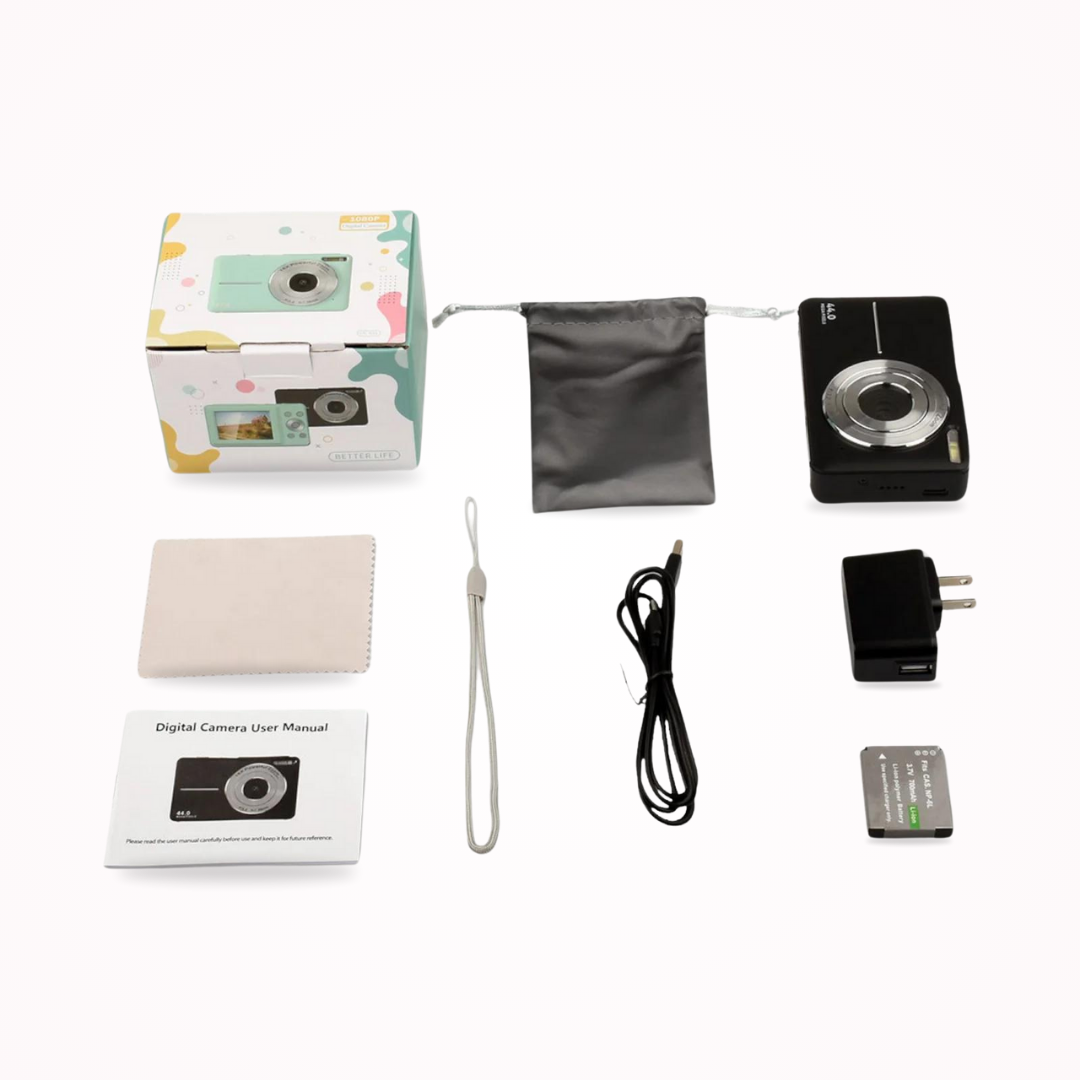 RetroSnap | Vintage digitalkamera med 1080p-video og retrodesign