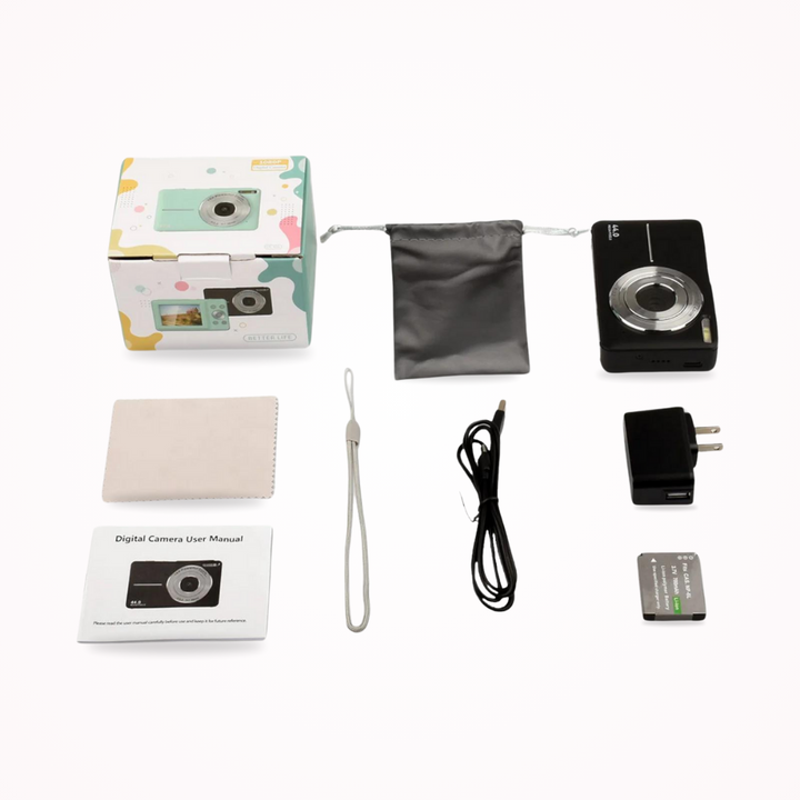 RetroSnap | Vintage digitalkamera med 1080p-video og retrodesign