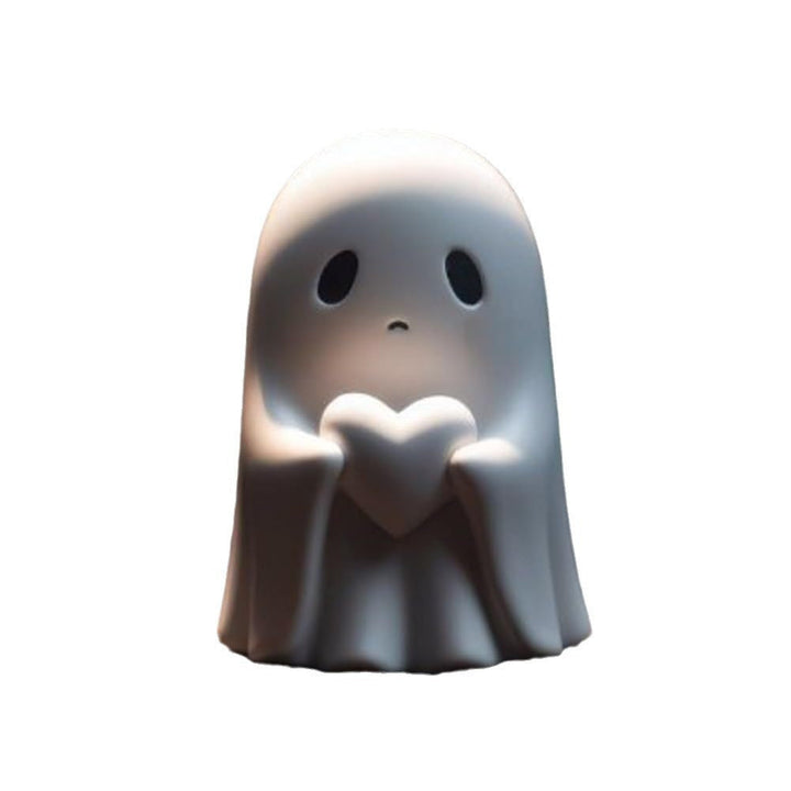 GhostMood figura de resina humorística - fantasma moderno de Halloween con estilo minimalista