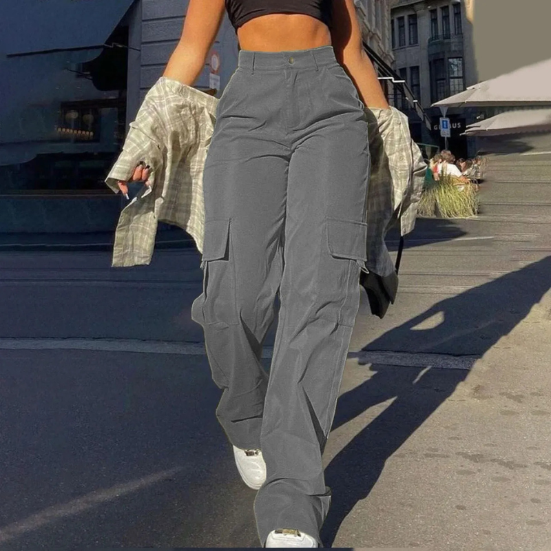 Pamela cargo pants for women | Flattering high waist with sturdy pockets