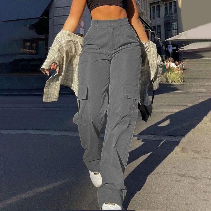 Pamela cargo pants for women | Flattering high waist with sturdy pockets