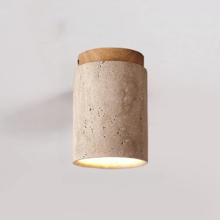 BrisaTravertino - Elegant og moderne LED-loftslampe