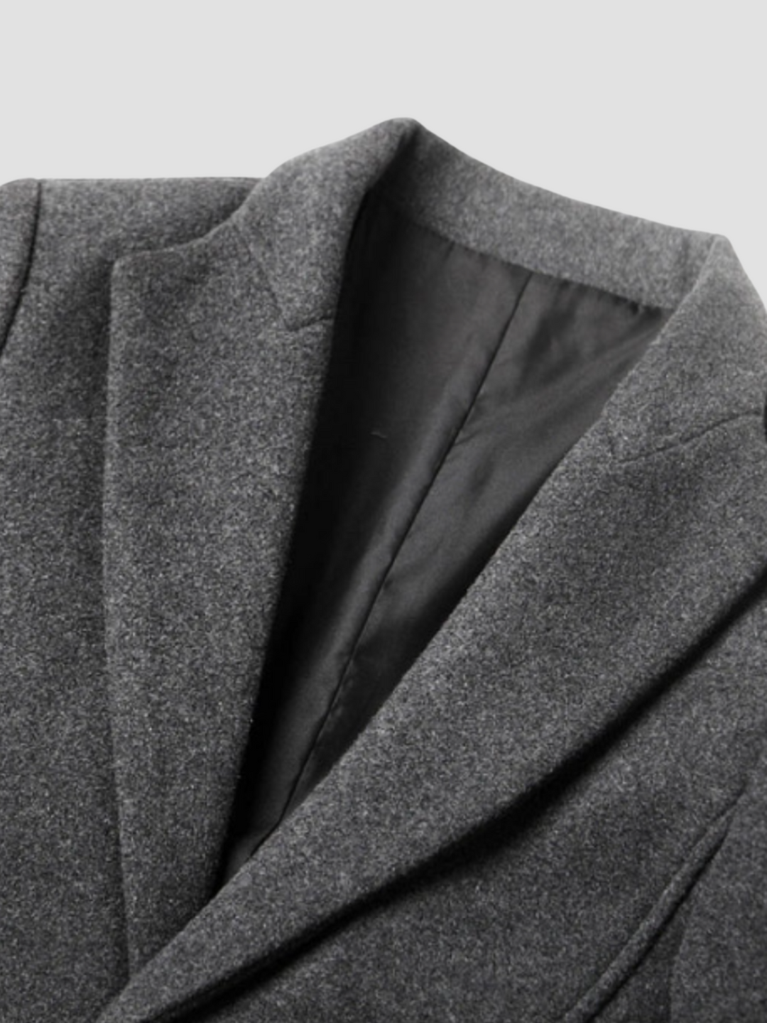 Męski płaszcz trencz dwurzędowy | Klasyczna elegancja funkcjonalność ciepło