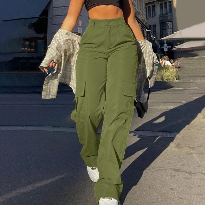Pamela cargo pants for women | Flattering high waist with sturdy pockets