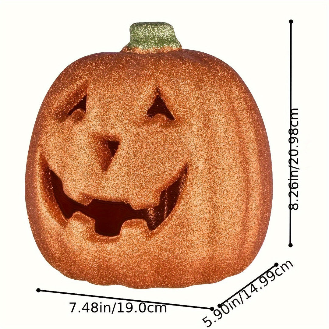 Calabaza de Halloween luminosa - decoración iluminada para uso interior y exterior