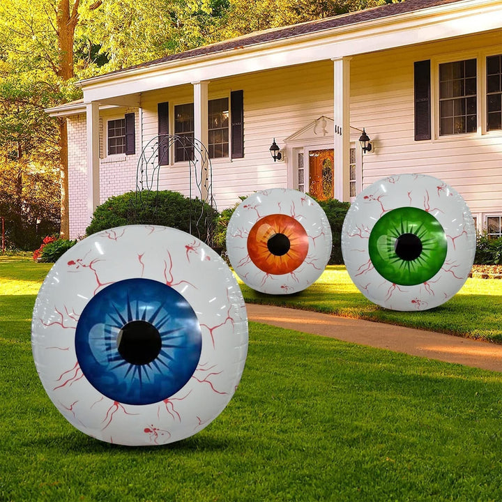 LumièreFête Globos de ojos inflables de Halloween - Efecto realista, reutilizables y fáciles de inflar