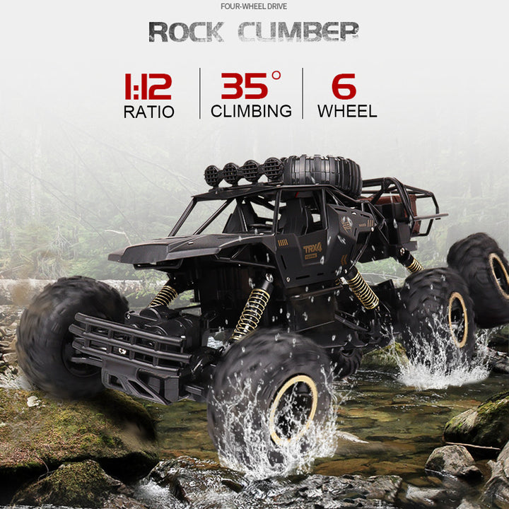 TerraX Caminhão RC 6 Rodas | Caminhão Monstro 1:12 Todo-Terreno med 52 km/t