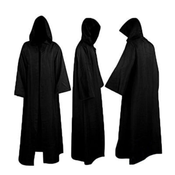 MystiCape Halloween pelerină lungă cu glugă - vrăjitoare vampir costum unisex