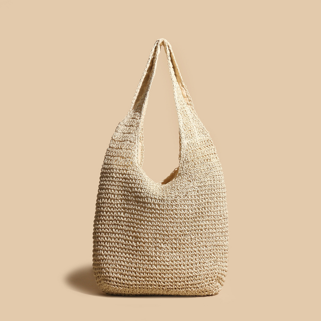 Torba Hobo strzechy | Ręcznie robione | Boho Chic
