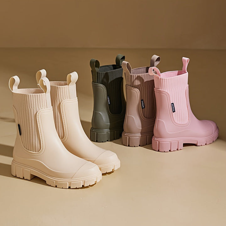 Botas de lluvia Urban Storm para mujer - impermeables, cómodas y con plataforma moderna