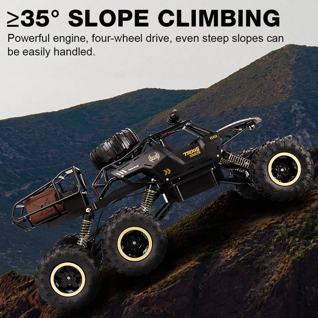 TerraX Caminhão RC 6 Rodas | Caminhão Monstro 1:12 Todo-Terreno med 52 km/t