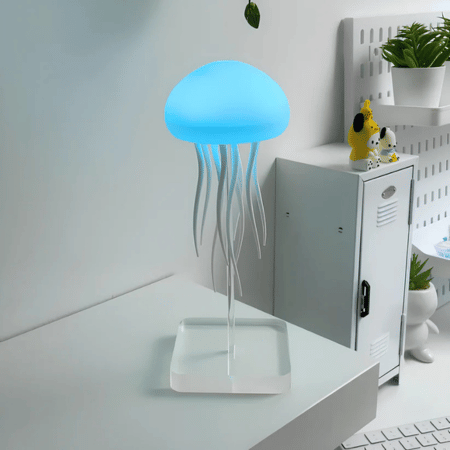 AquaFlow LED-meduusalamppu | Rentouttava vedenalainen efekti & USB-C ladattava