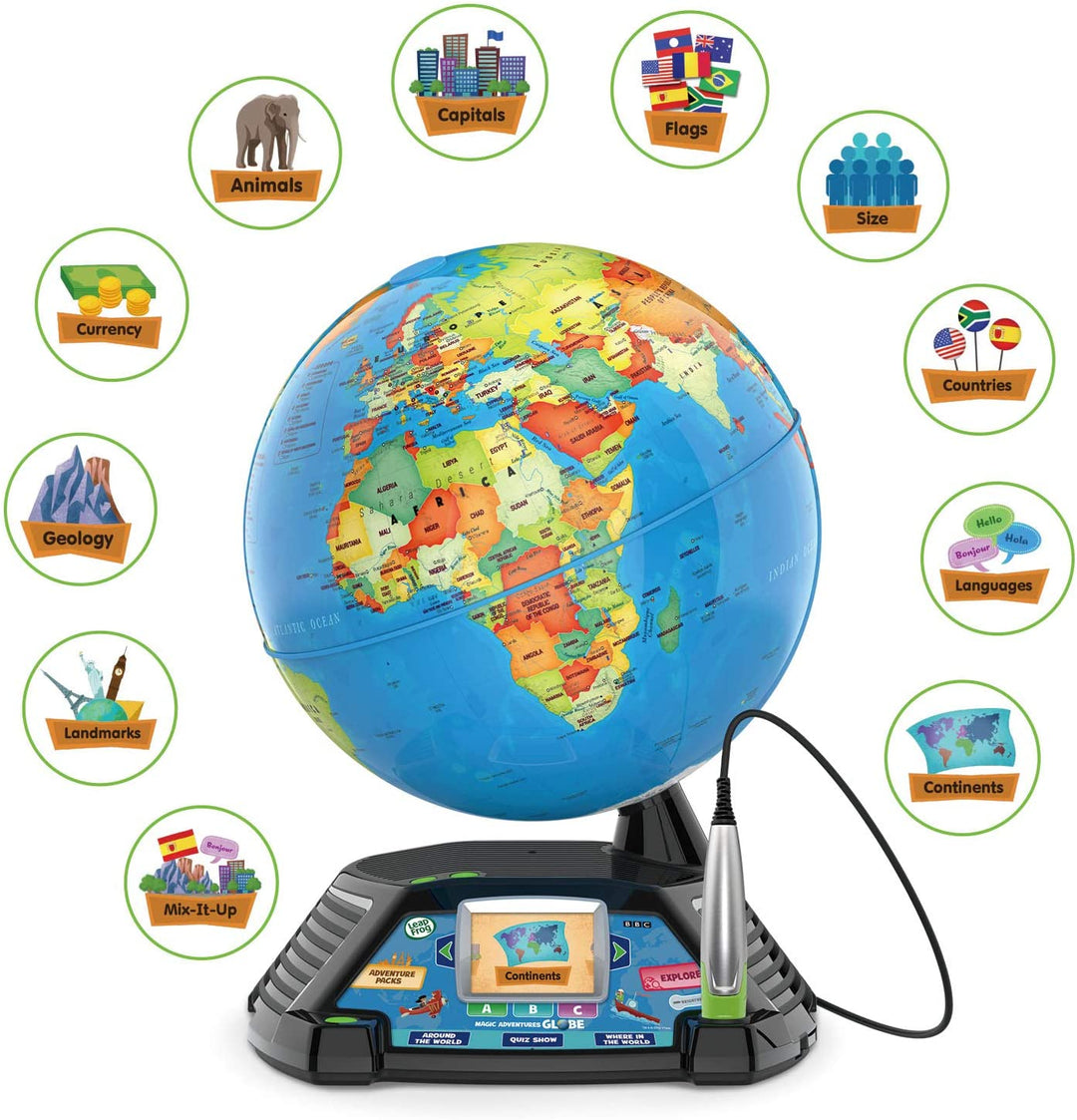 Globo interativo educativo para crianças | Aprendizado divertido com tela LCD e DocuPen