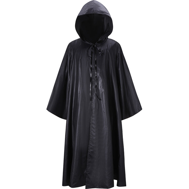 MystiCape Halloween pelerină lungă cu glugă - vrăjitoare vampir costum unisex