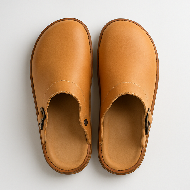 Comfortable leather clogs | Unisex slip-on shoes for everyday use