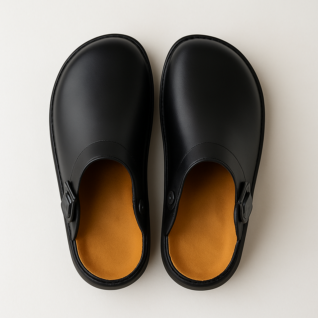 Comfortable leather clogs | Unisex slip-on shoes for everyday use