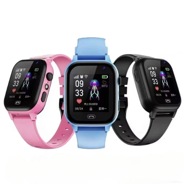 Ceas conectat pentru copii cu GPS în timp real, apel video 4G și buton SOS